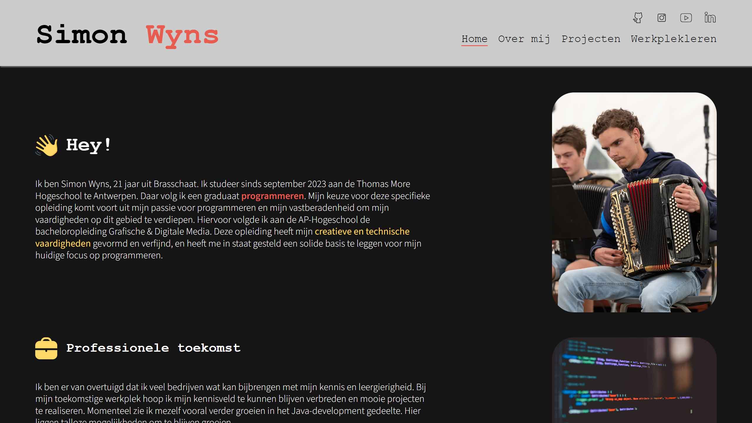 eerste project